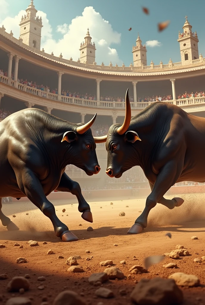 2 Bull fight