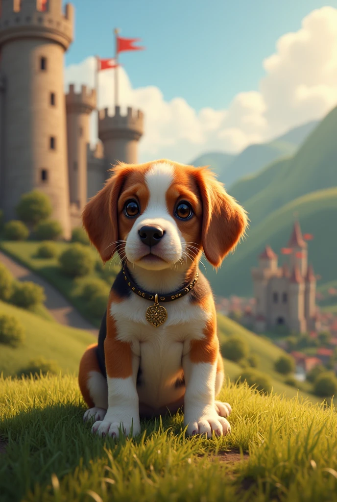 Medieval beagle normal puppy
