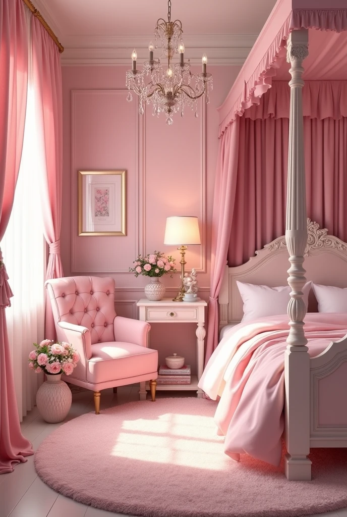 Pretty pink room