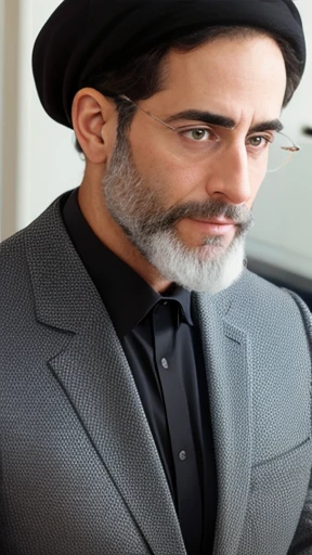 A Jewish man focus on the face