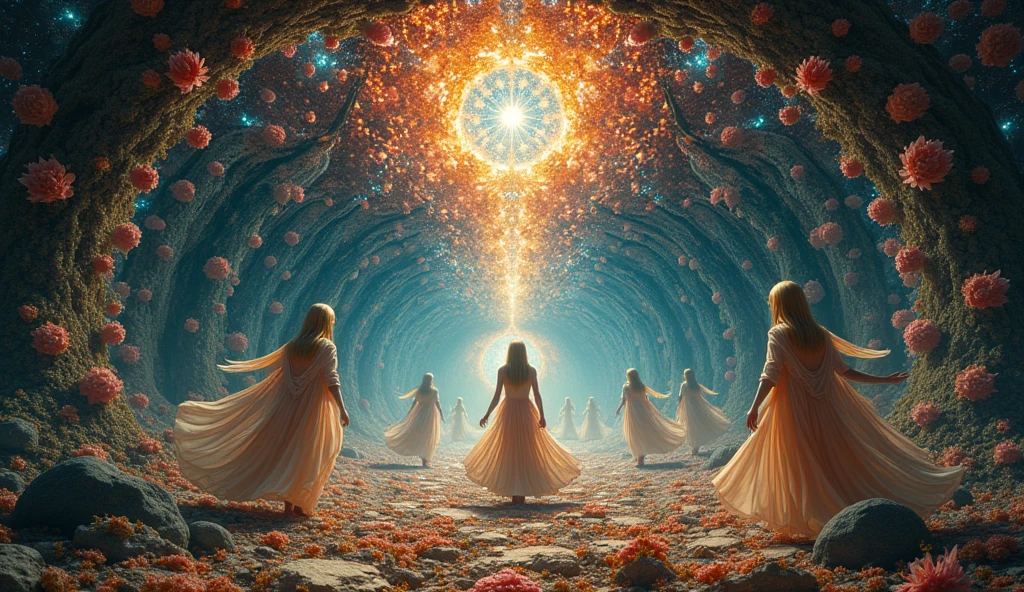 A kaleidoscope of reality, where each turn reveals a new perspective on the world