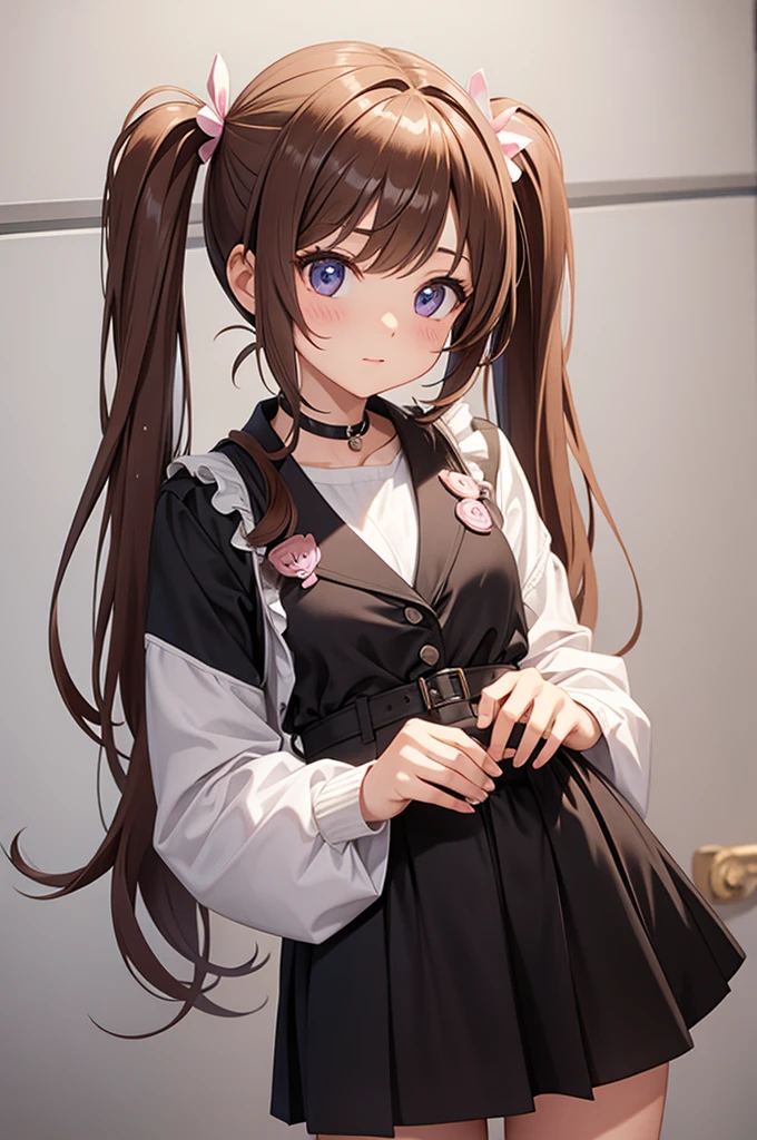 piggy tails hair