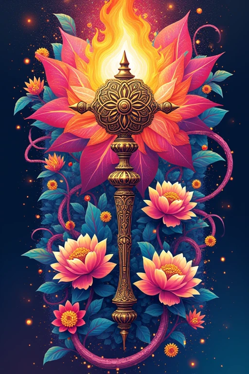 VAJRA, flower, pop.