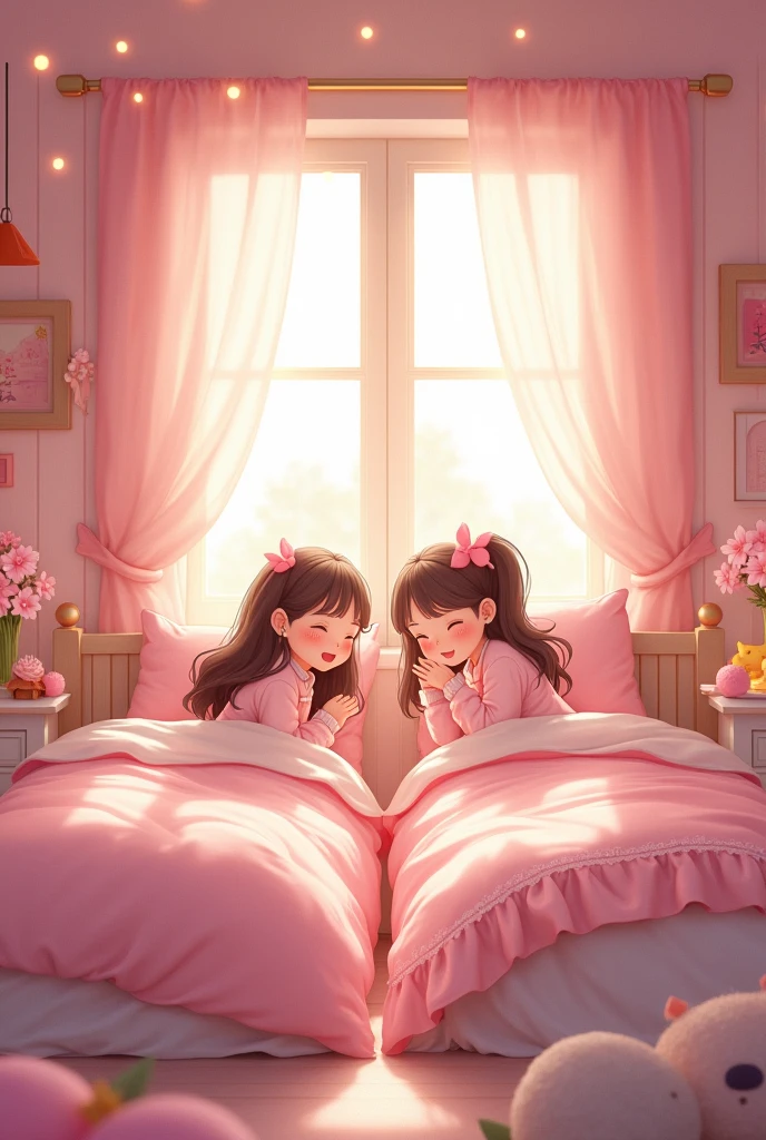 Cute pink double room 