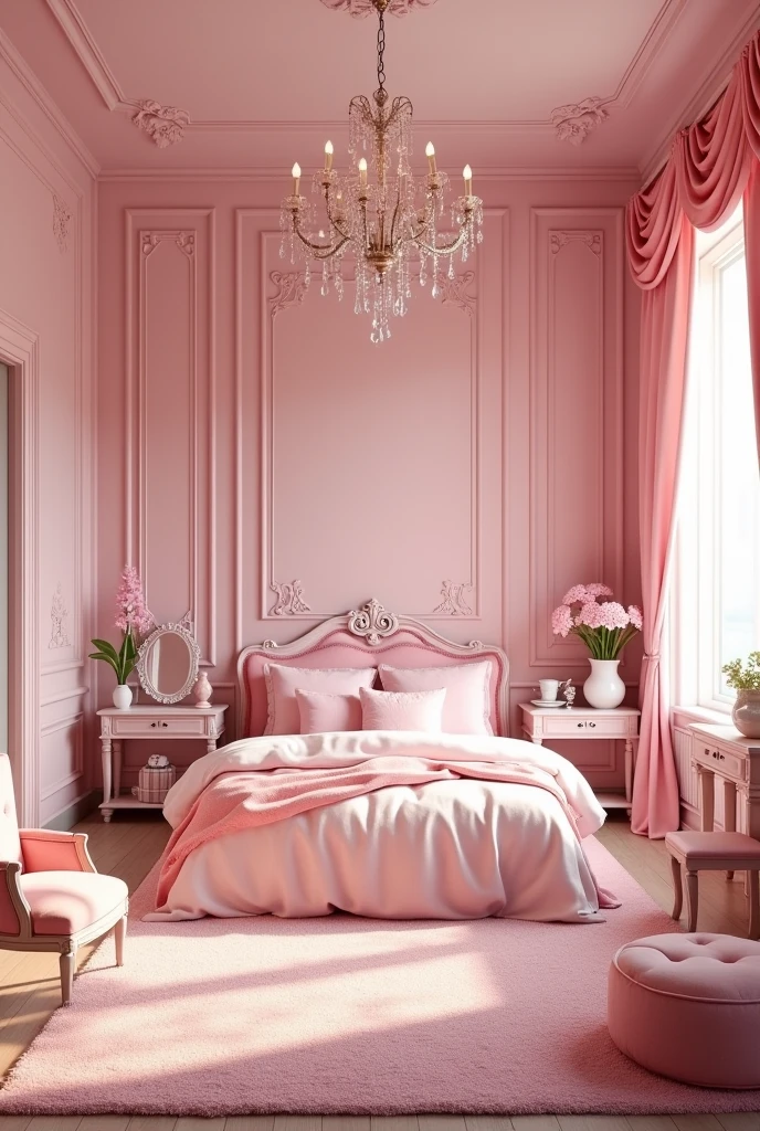 Pretty pink room