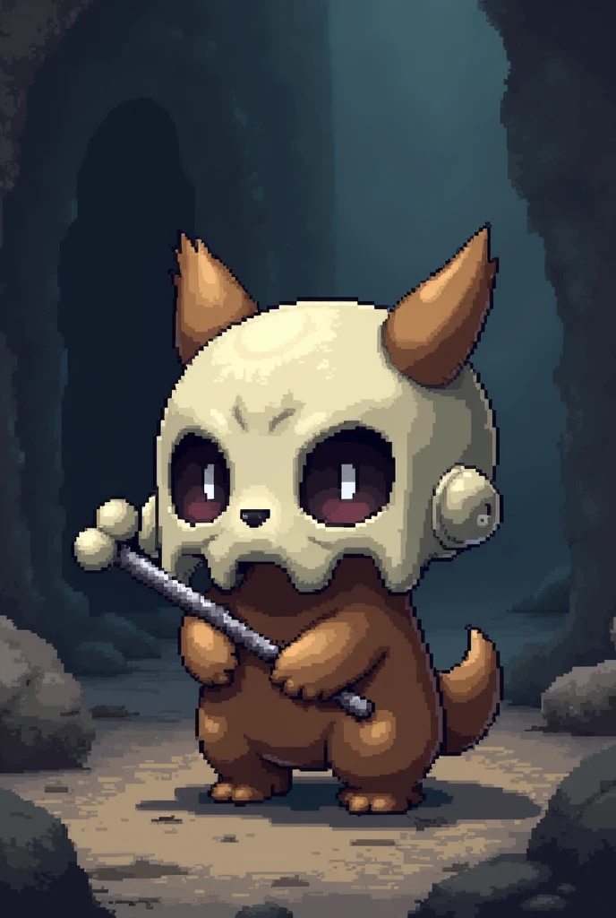 Cubone pokemon pixel art