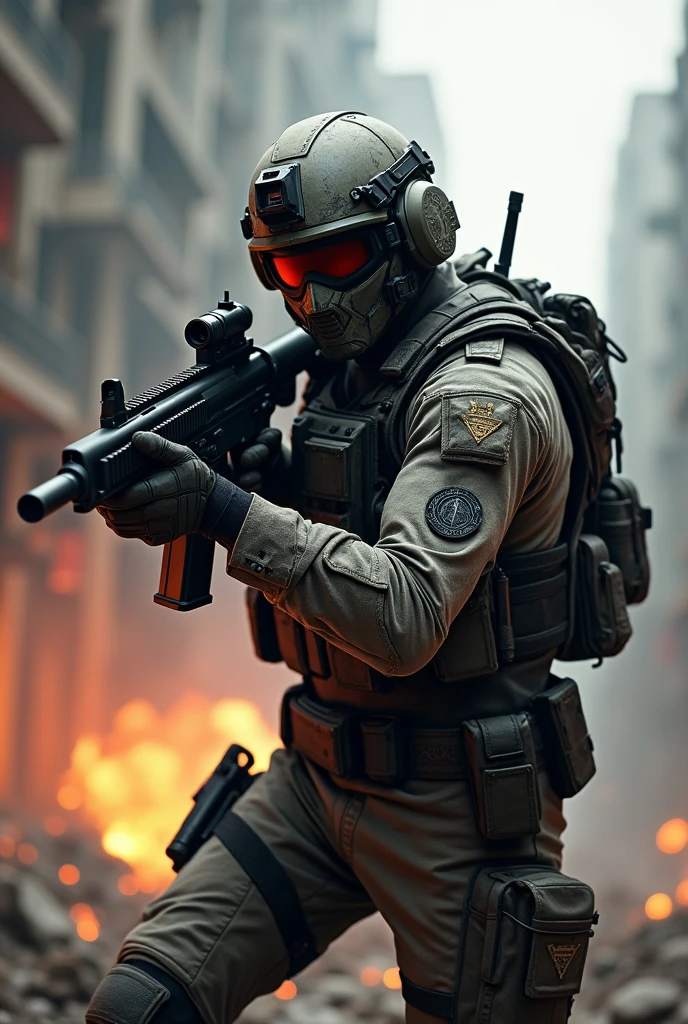 Call of duty phone wallpaper depicting a player named FN-TRAVIESOLOCO 
