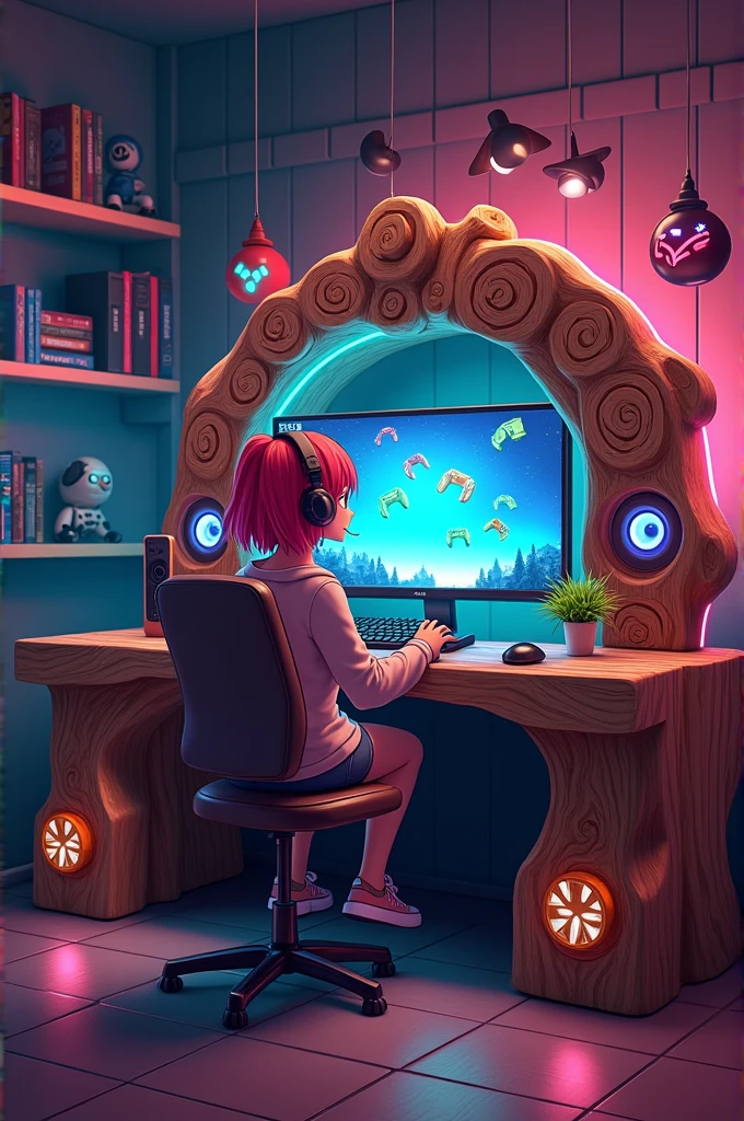 make for me a log for gamers and put shiika