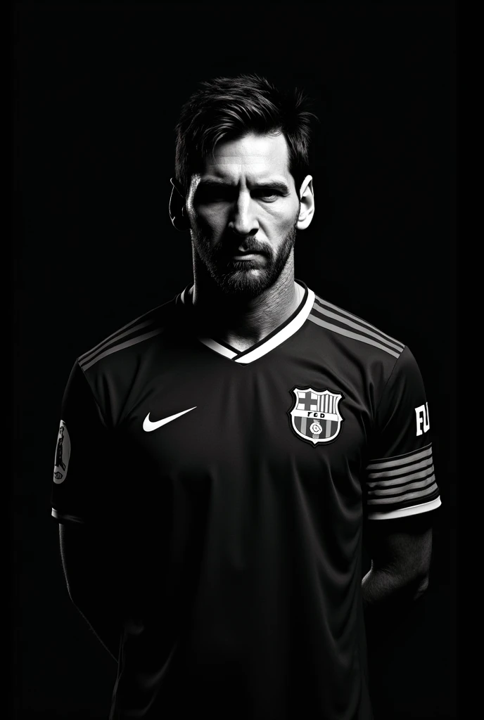 Messi wallpaper black