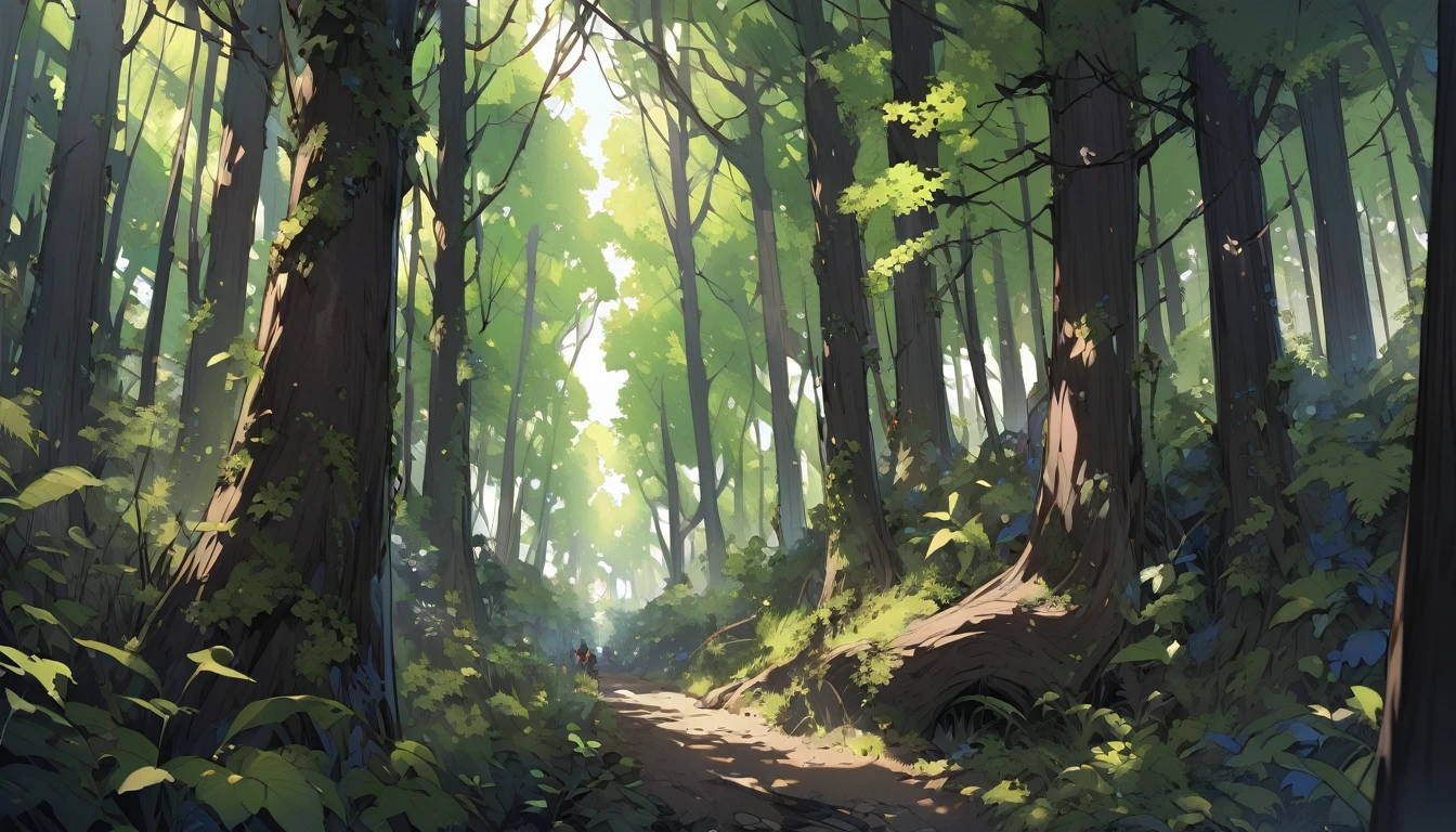 Scenario of a forest