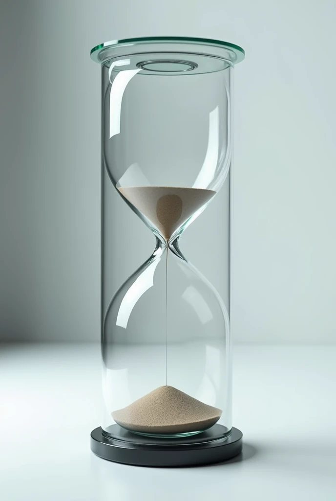 A sand clock, without sand