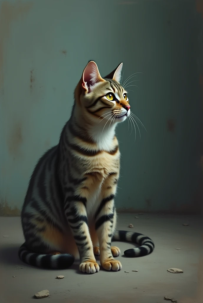 Cat in existential crisis