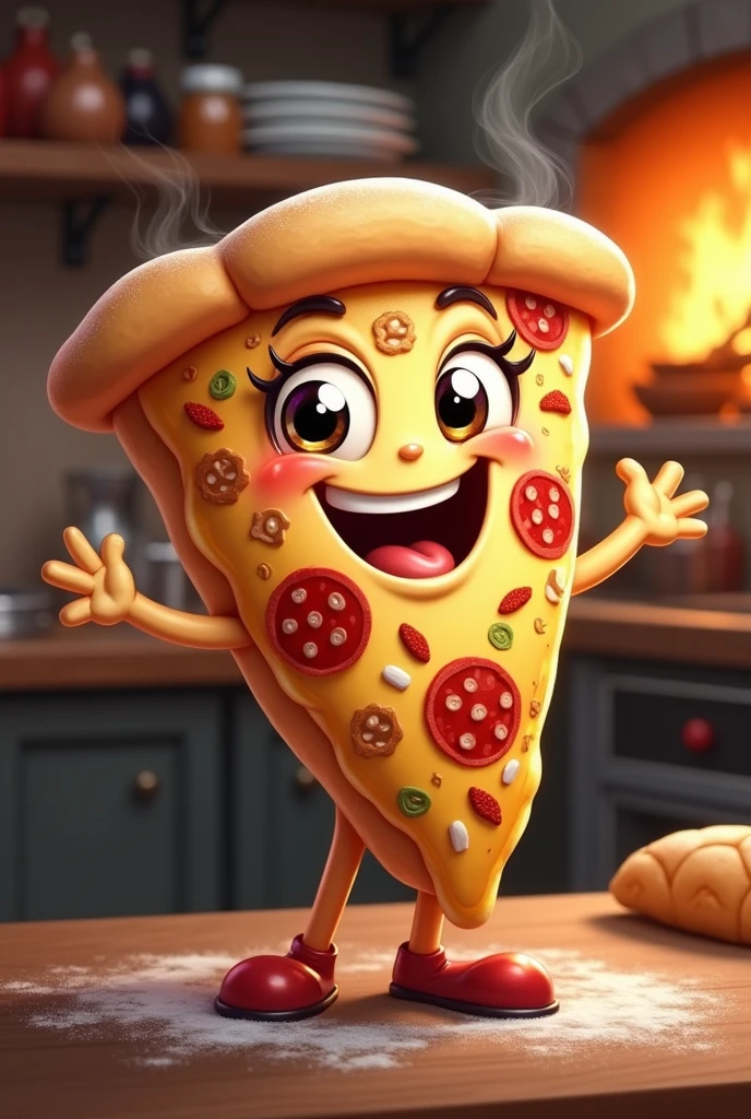Mascot for pizzeria