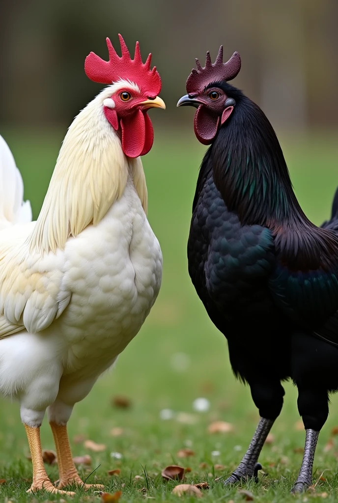 Big white cock vs big black cock