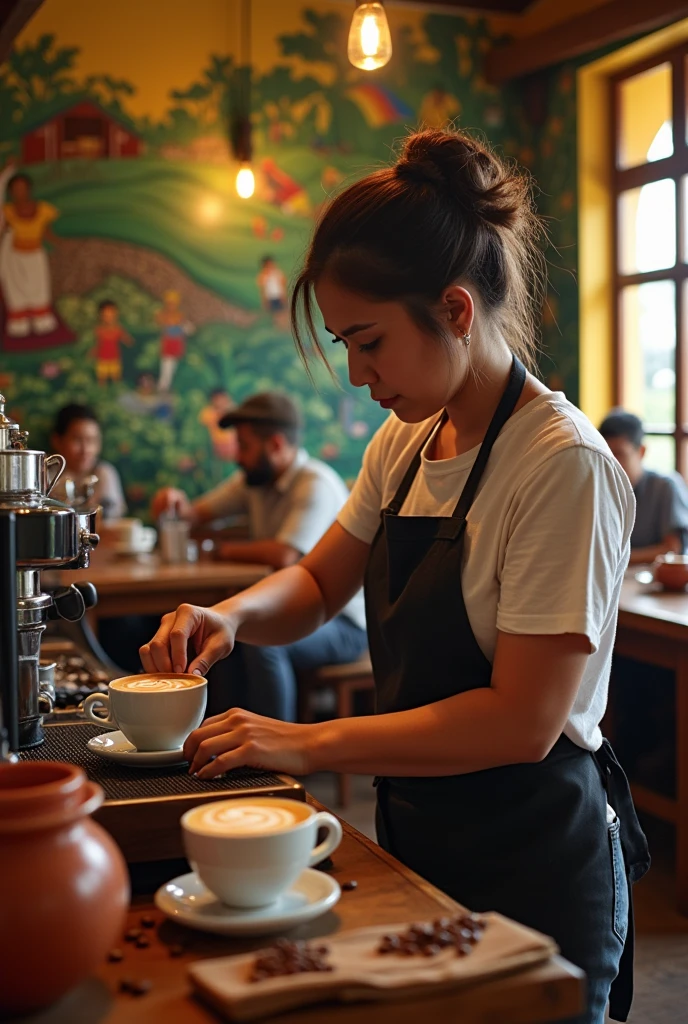 Something that Colombian coffee represents