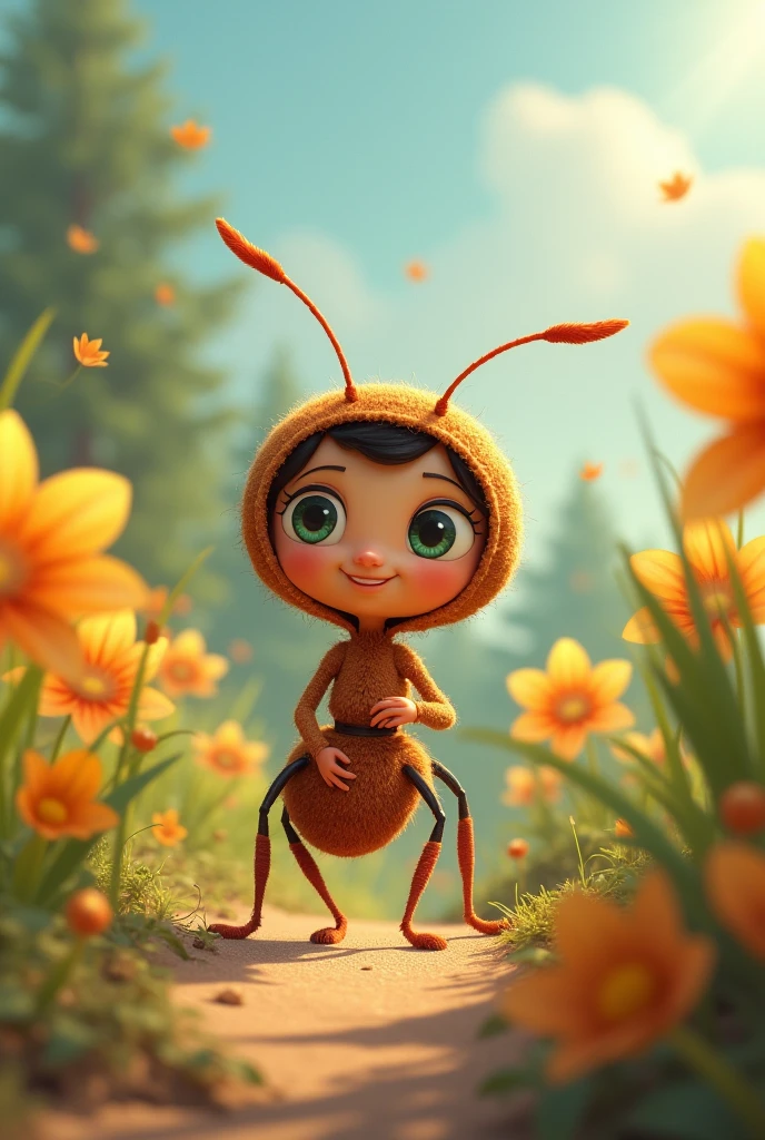 Once upon a time there was an anthill full of hard-working little ants., where Tina, the most curious and brave little ant, lived with his family. One day, The Ant Queen called all the ants to a special meeting. Winter was coming, and they needed to find a new place with delicious food to store. The Queen has chosen Tina and her friends to lead this important mission..