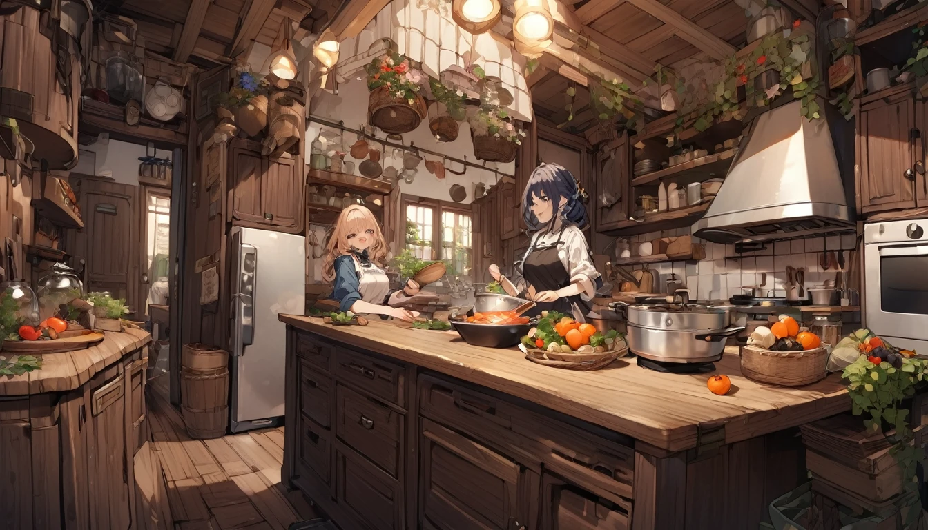 Kitchen scene