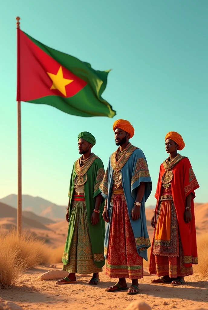 clothes and flag of somalia