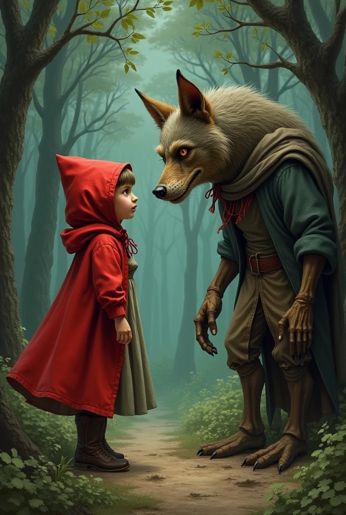Little Red Riding Hood old lady