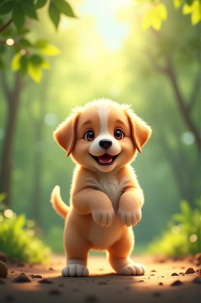 Standing puppy