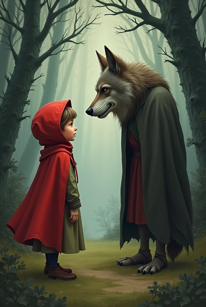 Little Red Riding Hood old lady 
