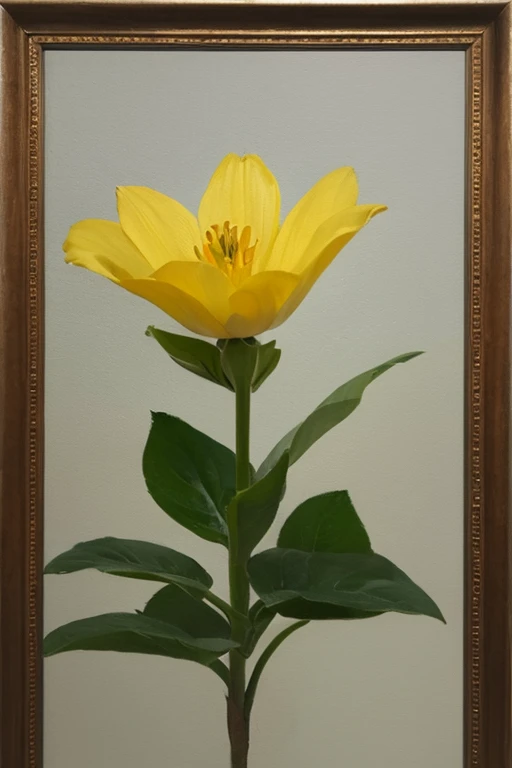 Painting、oil、A single flower,A single flower、