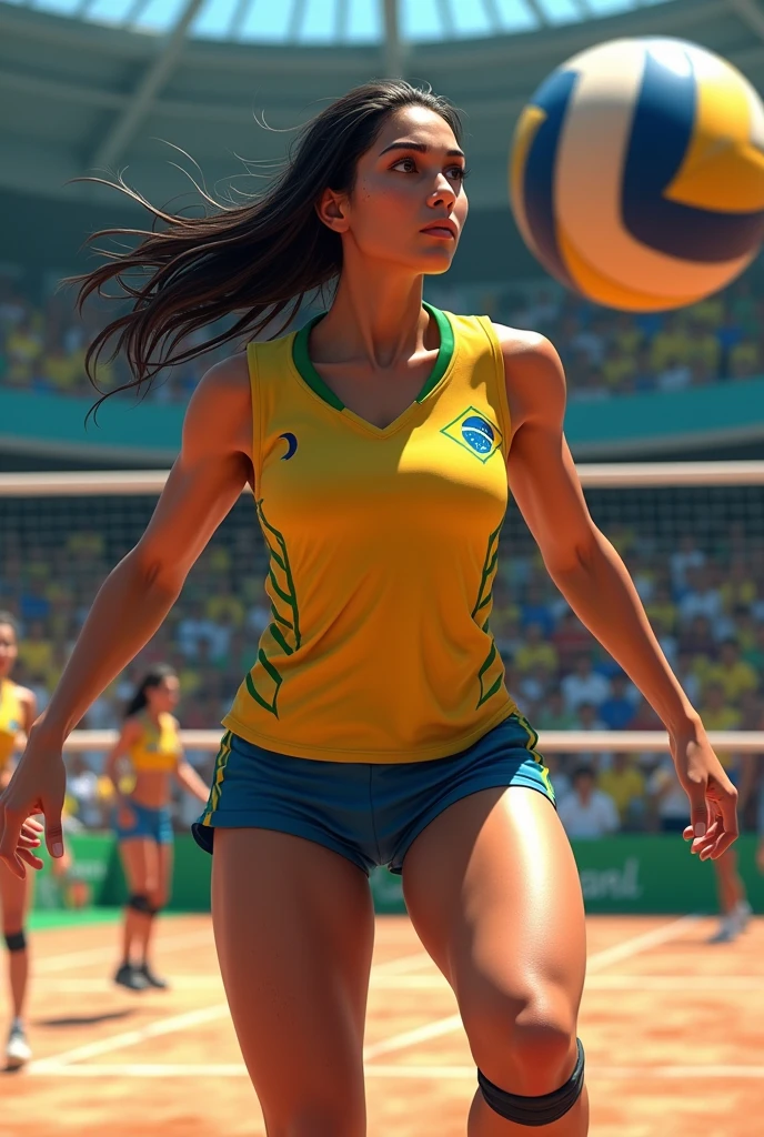 NOT LIKE THAT, she is brazilian and plays volleyball