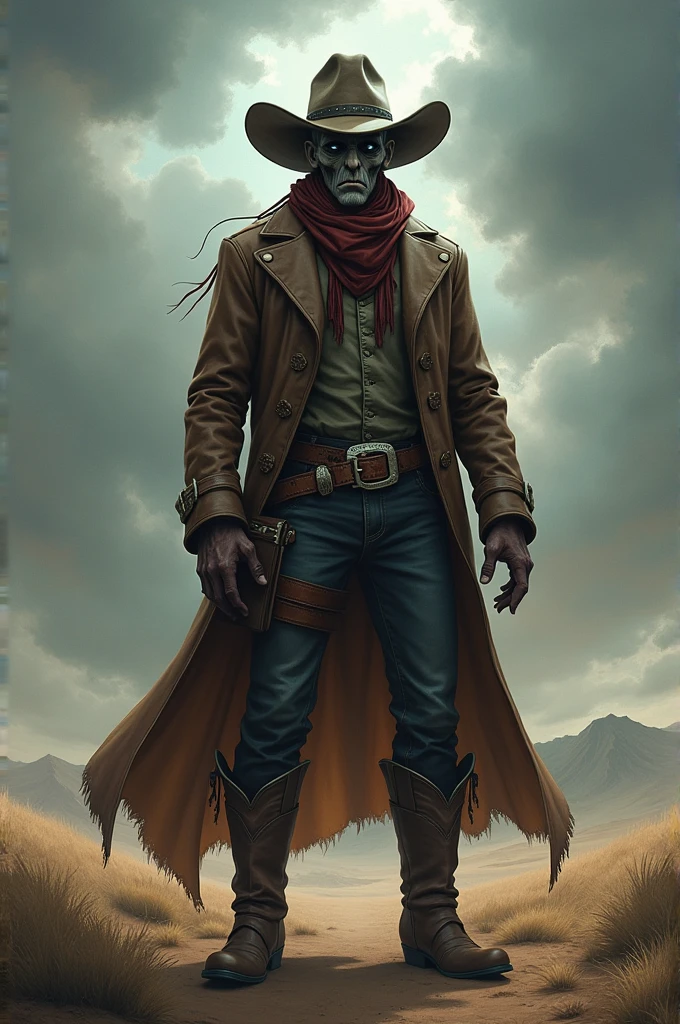 The letter you with a cowboy hat