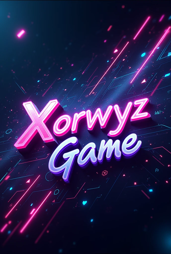 generate a banner for youtube that says xorwyz game