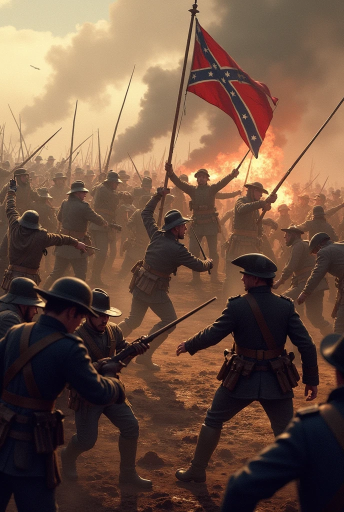 But let&#39;s go to hell with the Confederates of America, That is, a bloody battle