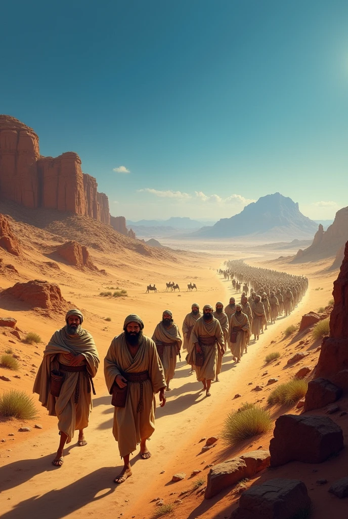 people of israel in the desert