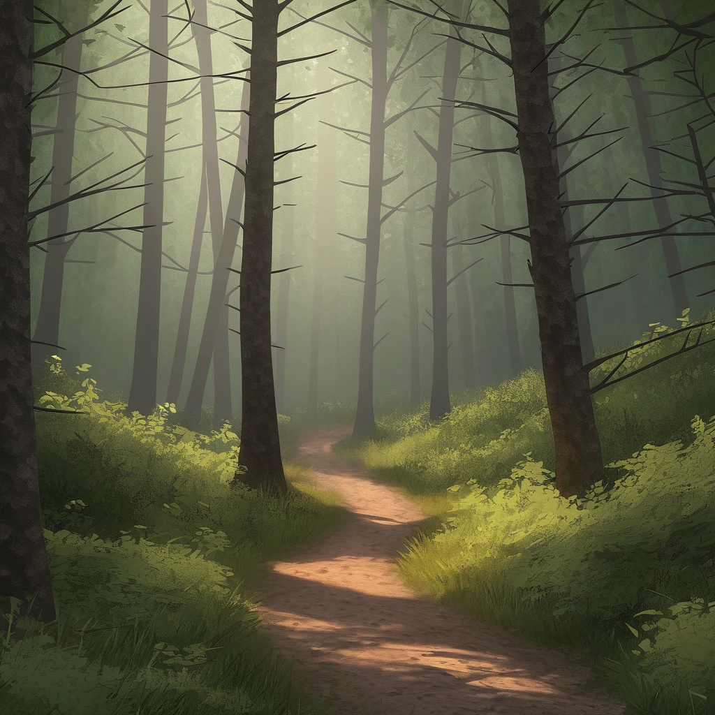 Scenario of a forest