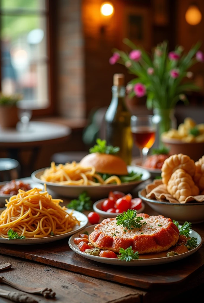 Make a background image for restaurant menu chart.