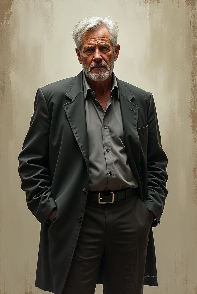 Experienced man, striking voice, striking personality, fully body