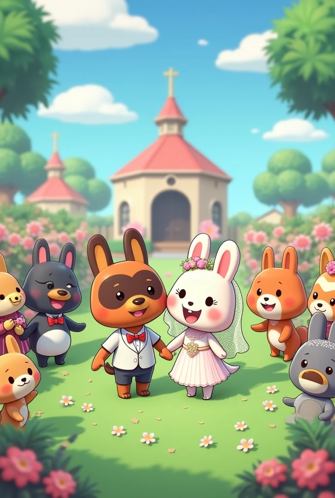 Animal Crossing Human Style Wedding