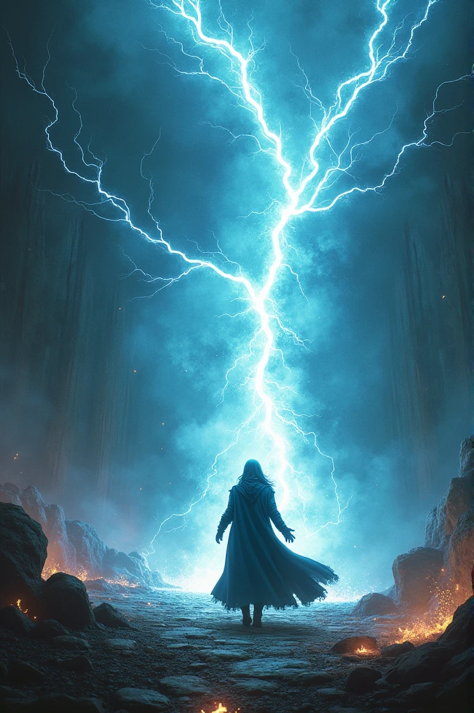 A few meters later, A bolt of electricity crackled towards me. The spell was powerful,
but the way it branched out and weakened, I realized that the caster had no experience in deviant magic. Walking away, I gathered mana to my fingertips once more and released the spell.
