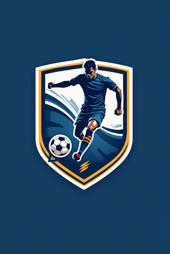 A logo for the southern Brazilian football team with the colors dark blue and white