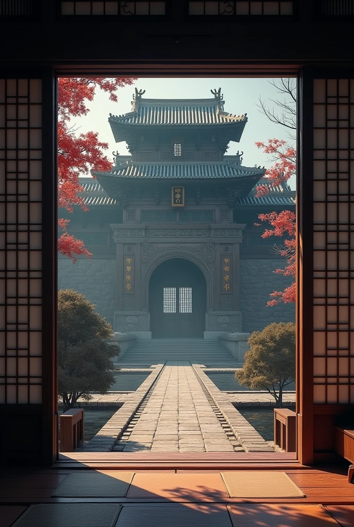 the front wall of the Japanese Empire from inside the house(without chinese)