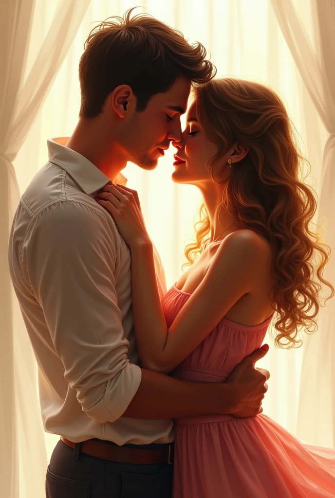 couple kiss