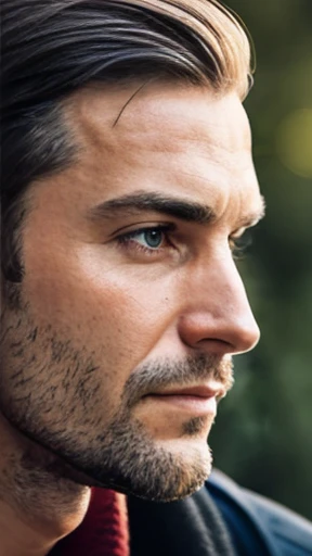 A German man focus on the face