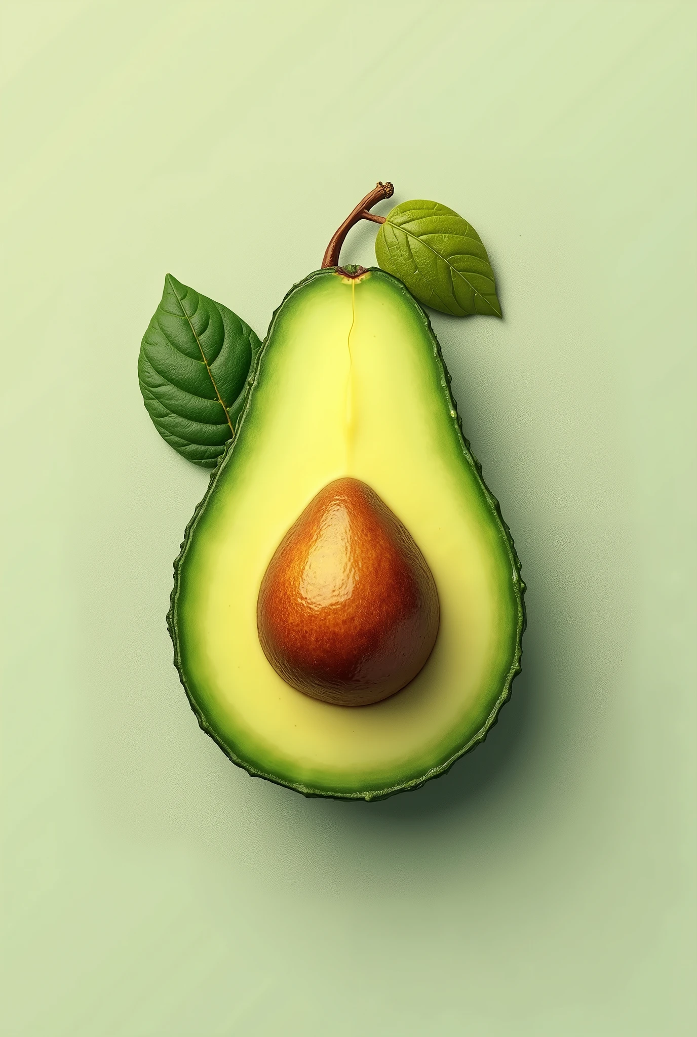 Modern logo with green and gold tones, highlighting its naturalness. For an avocado company. Put the name of the company "Vital Avocado"