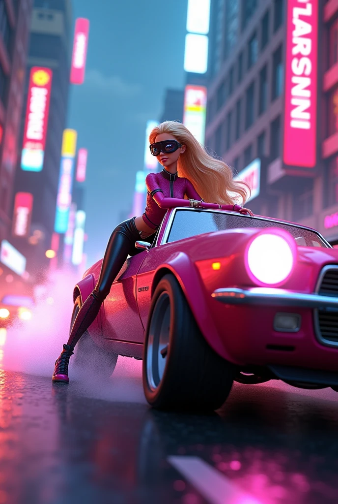 Barbie - Fast and Furious Animated Image