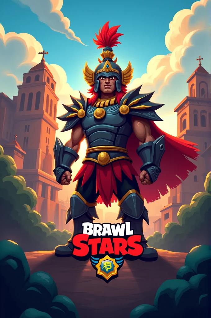 Create a brawl star logo with peru and the letters
"+51 Kcheros YT"