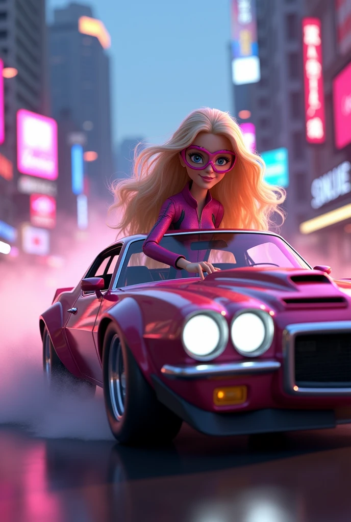 Barbie - Fast and Furious Animated Image