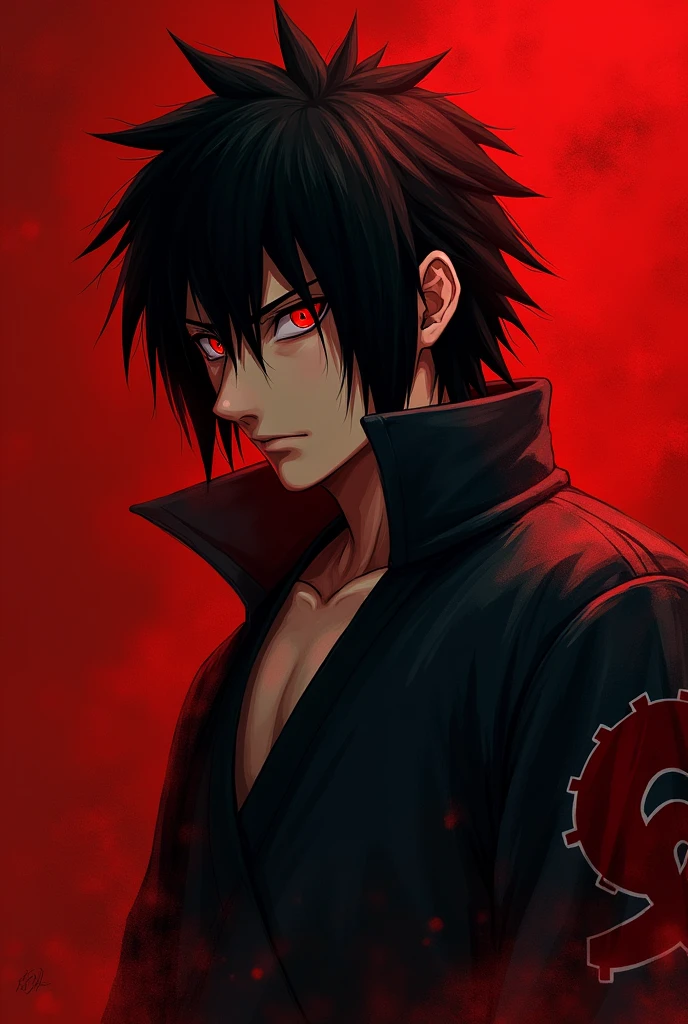 Sasuke uchiha red art