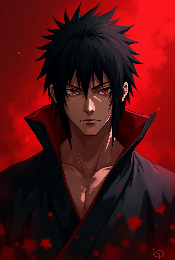 Sasuke uchiha red art