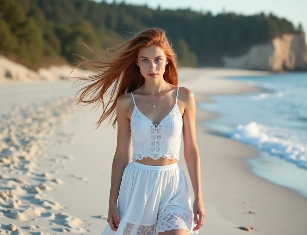 (young Kristina Pimenova ginger hair teen girl, blue eyes:1.6), (no panties:1.8), (naked, nude:1.5), (Without clothes, no bra:1.9),(long, messy hair, hair floating in the wind:1.6), blue eyes, detailed eyes, detailed lips, (lies nude, sensual, full body:1.5), (photo from different angles:1.5), (lies on creepy and scary gothic bed, fog:1.6), low neck, ray tracing, (best quality, 4k, 8k, high resolution, masterpiece:1.2), very detailed, (realistic , photorealistic, photorealistic :1.37), HDR, UHD, masterpiece, professional, vivid colors, bokeh, studio lighting
