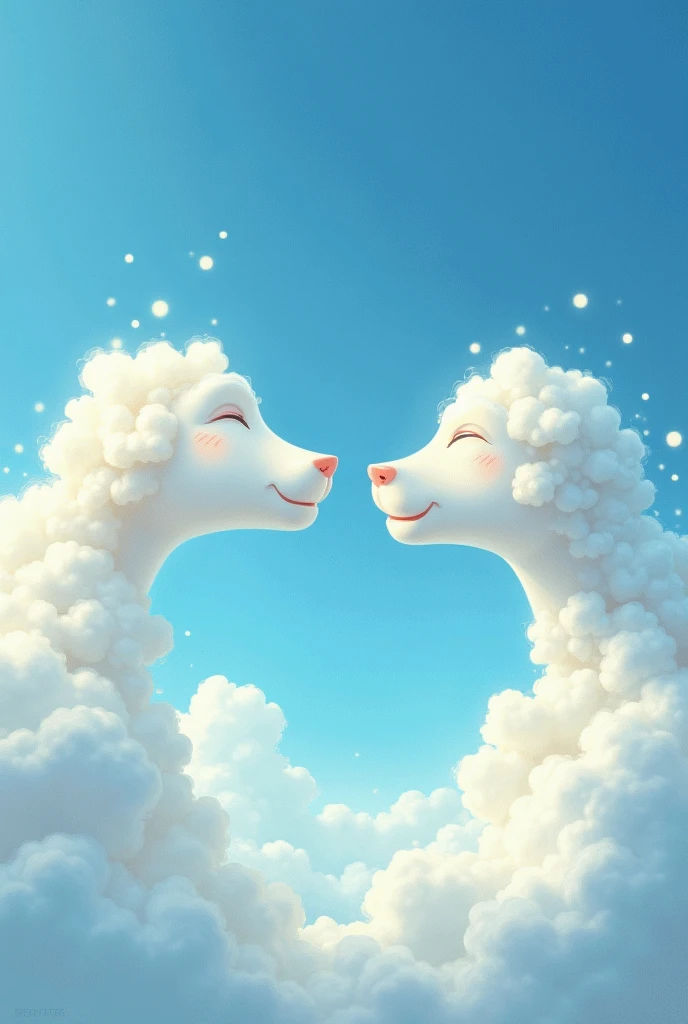 The encounter between clouds and clouds，It becomes romantic because of a poem. You look forward to the rain just like you hold a dream.，The butterfly hopes to meet that once-in-a-lifetime wait。
