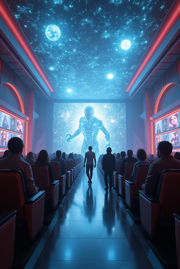 Images of the blockbuster chain in the year 2025 experience to the limit 