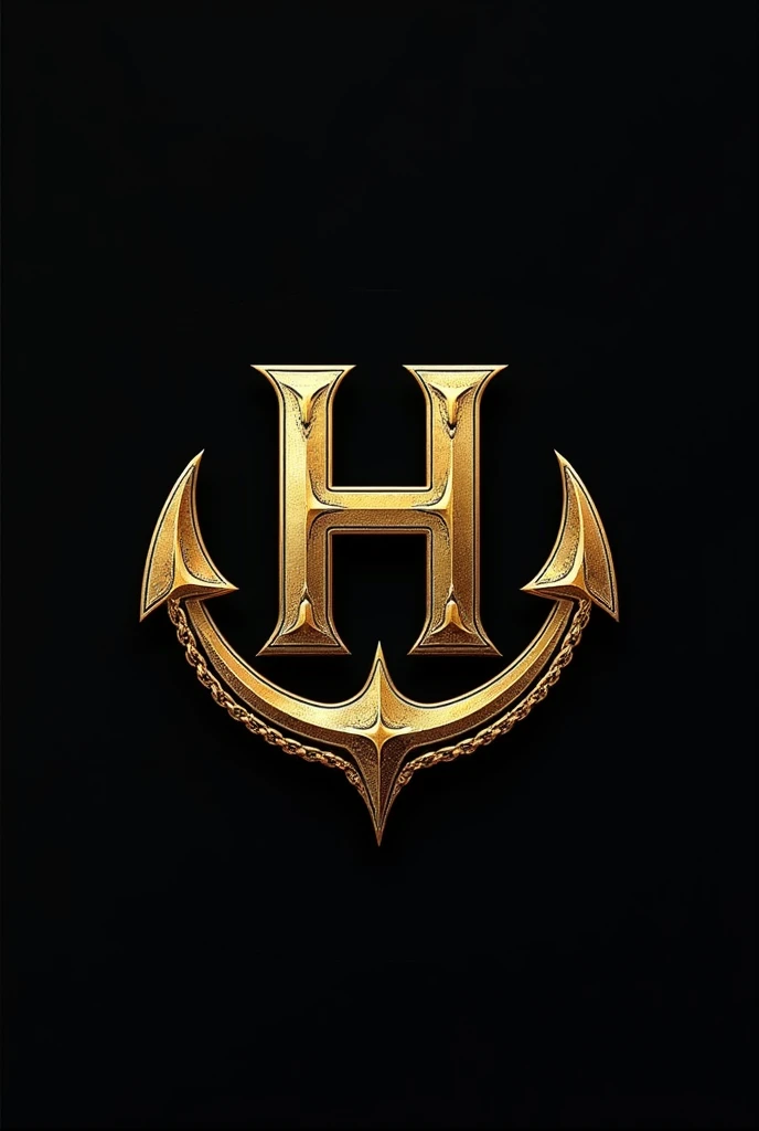 a logo for my store, dark, It's gold chains and Nike clothes, honda, nautical, Yamaha, that something serious is seen that includes a h